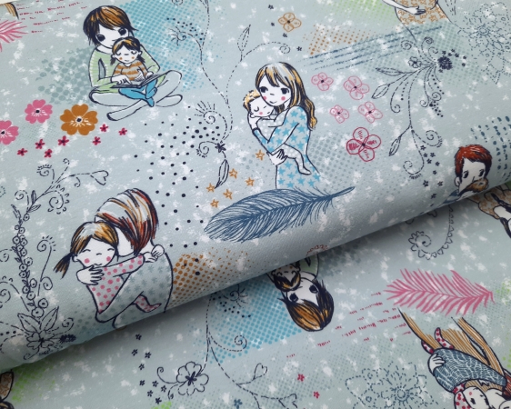 Lillestoff Bio Jersey - bunte Kinderliebe