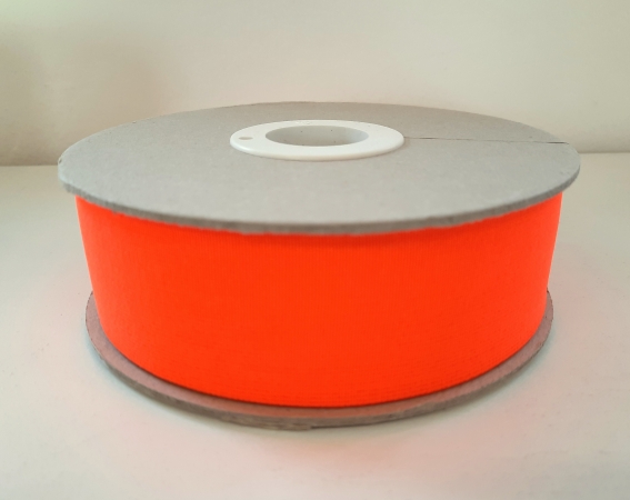 Gummiband - Velours Elastic - 40 mm - neon orange