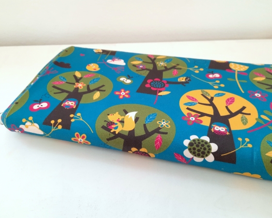 Bio Jersey Lillestoff - Appletree - blue