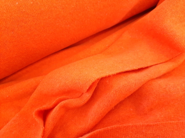 Strickstoff - Bene - orange - angerauht