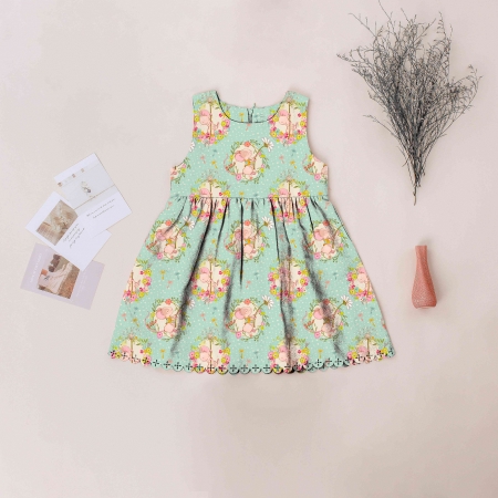 Lillestoff - Bio Baumwolle - Spring Adventures - mint