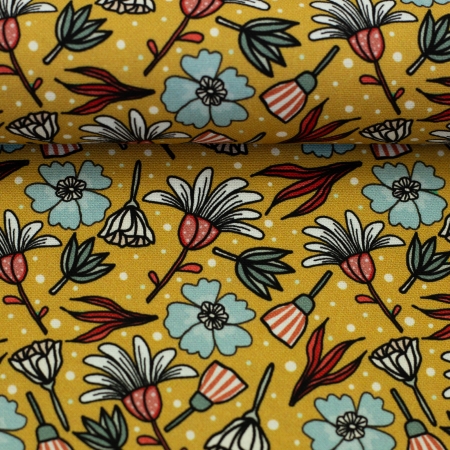 Canvas - Garden Stories - by Emjo Design - Flowers - gelb