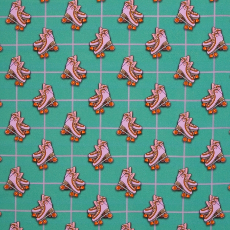 Happy Canvas - by Cherry Picking - Rollschuhe - mint
