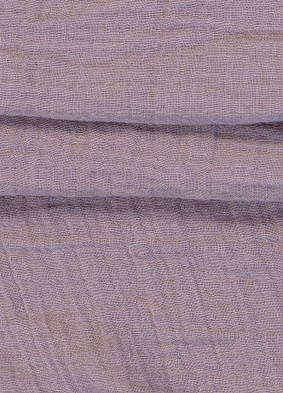 Musselin - Double Gauze - Uni  - altflieder