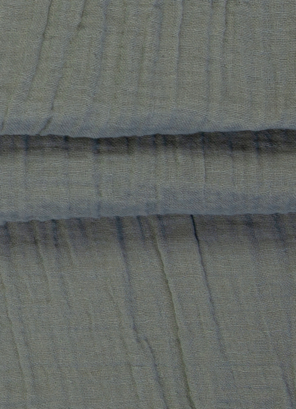 Musselin - Double Gauze - Uni  - grau