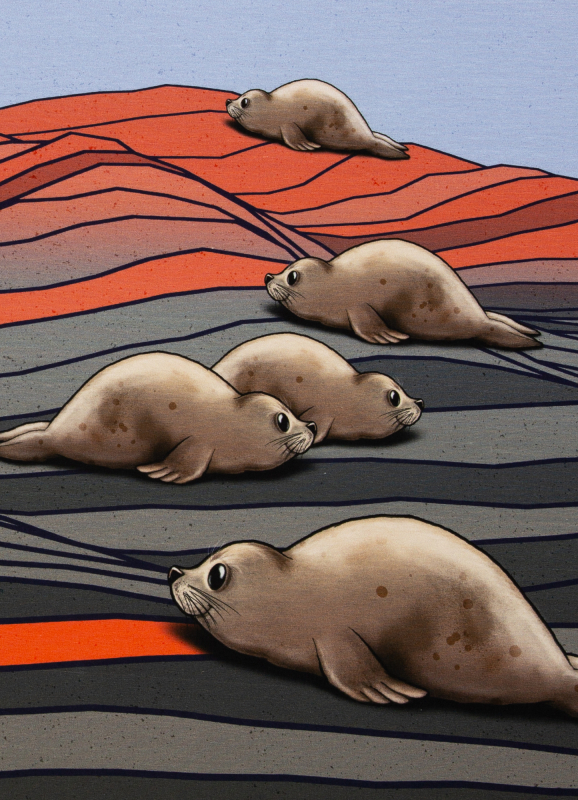 Panel - Jersey -  in the dunes - by Torsten Berger