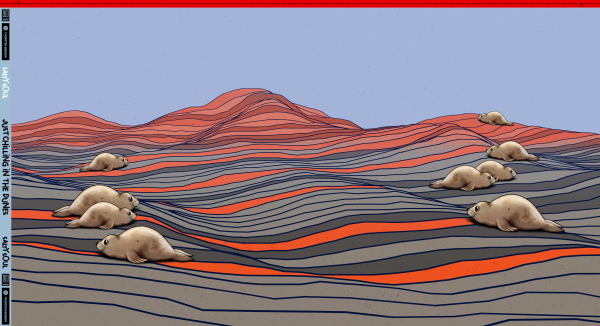 Panel - Jersey -  in the dunes - by Torsten Berger