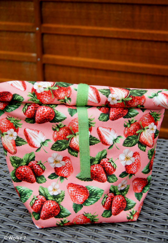 Canvas - Matteo - Erdbeeren - Leinenoptik - Taschen - Kissen - Baumwolle