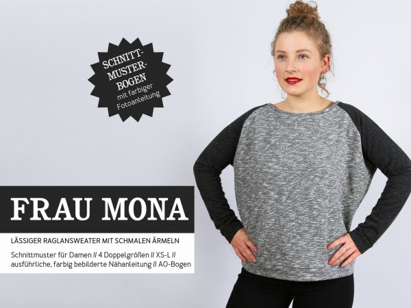 Studio Schnittreif - Frau Mona - Raglansweater - Schnittmuster - Papierschnitt