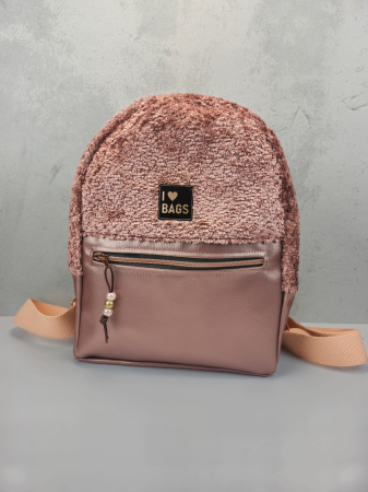 Rex - Kunstleder - apricot - metallic