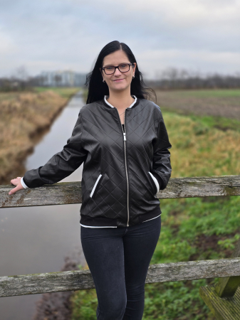 weiches Kunstleder - Debbie - schwarz