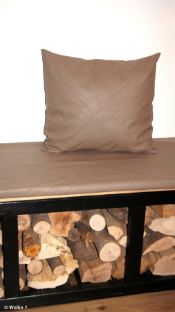 weiches Kunstleder - Debbie - beige-braun