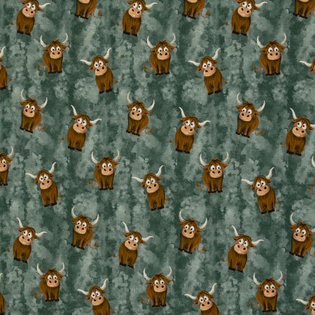 French Terry - Holy Cow -  by Mrs Mint Design - mint