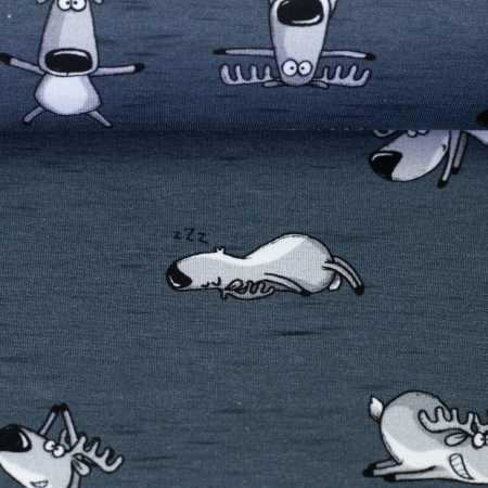 Sweat - Winter Moods - by Thorsten Berger - Rentier - jeansblau - Kopie