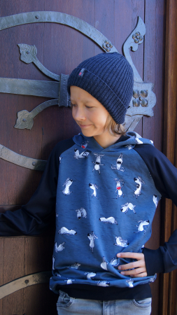 Sweat - Winter Moods - by Thorsten Berger - Rentier - jeansblau - Kopie