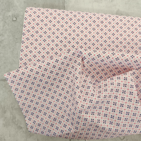 Hilco - Popeline - Emilie 2025 - vintage - rosa - blau
