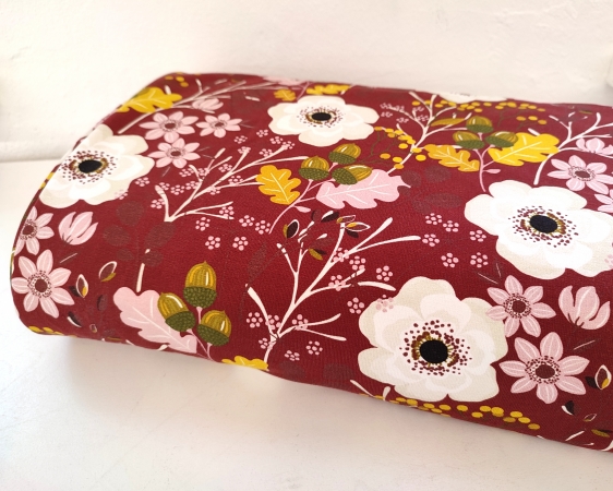 Sweat - Toronto - Blumen - dunkelrot