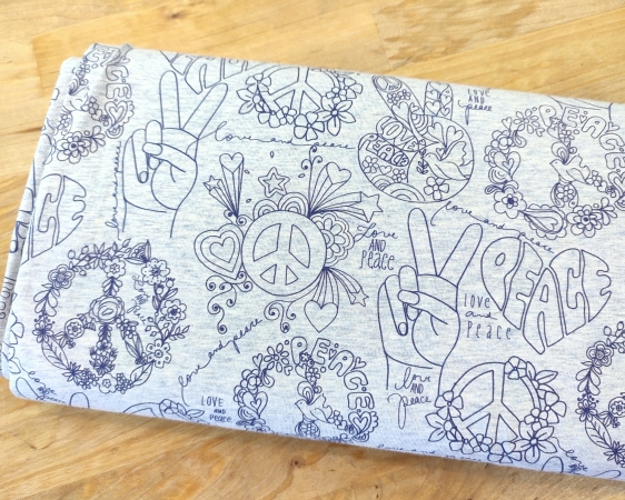 Lillestoff - Peace & Love - Biojersey