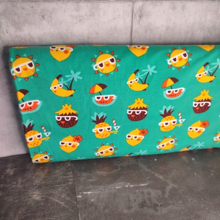 Lillestoff Bio Jersey - sunny funny pineapple