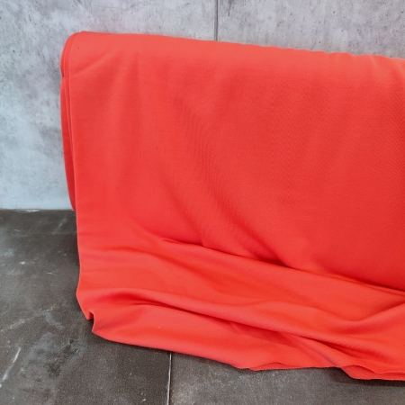 Bio Bambus - French Terry - organic - hellrot - orange