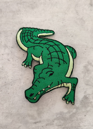 Applikation - Aufbügler - Krokodil