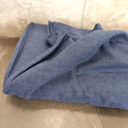 Flanell - Hudson - rauchblau