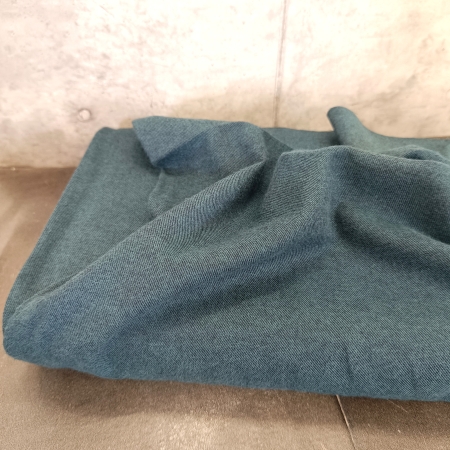 Flanell - Hudson - petrol blau