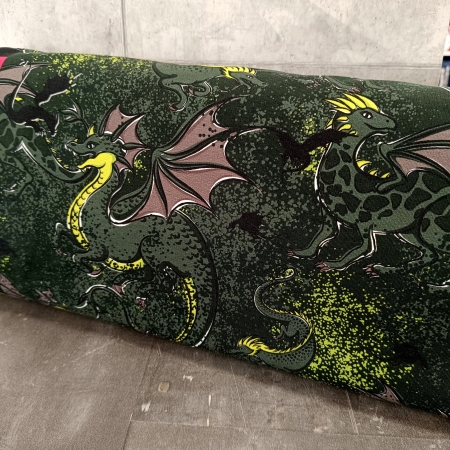 Sommersweat - Mystic Dragon - schwarz - grün