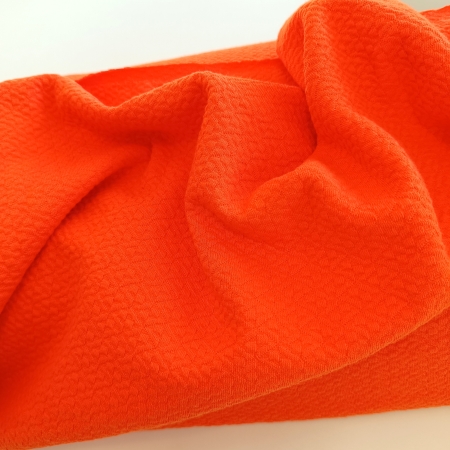 3D Struktur - Jacquard  - Stretch - mandarine