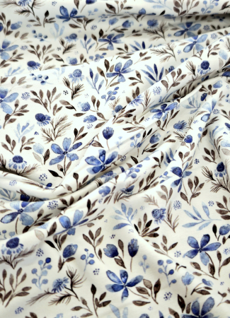 Rest 1,1 Meter - Jersey - Blumen