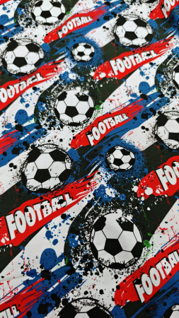 Jersey - Fußball - weiss - rot - blau