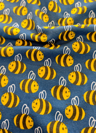 Jersey - kleine Bienchen - dunkelblau