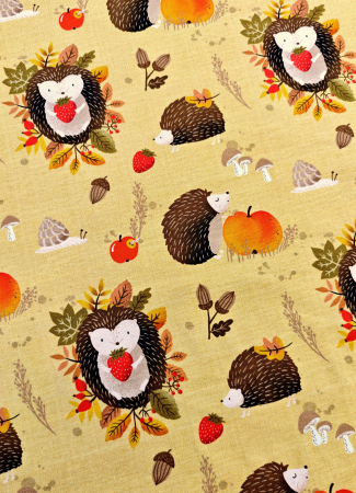 Jersey - Igel - Erdbeeren - gelb