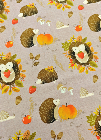 Jersey - Igel - Erdbeeren - rosa