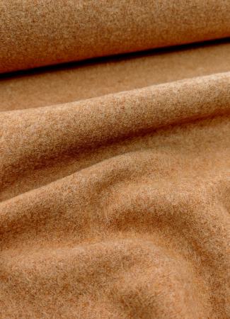 gekochte Wolle - Wollstoff - Walk - Naomi - goldgelb melliert - 1314