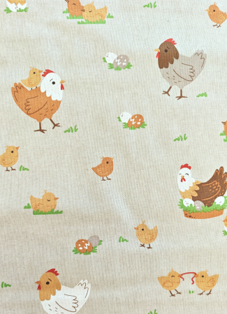 Canvas - Balingen - Hühner - Kücken - Ostern - Osterstoff