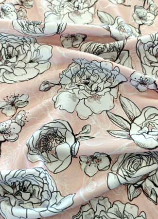 Lillestoff Bio Jersey - Flores