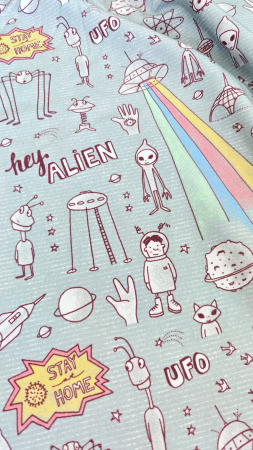 Lillestoff - Bio Jersey - Ufo - Susalabim