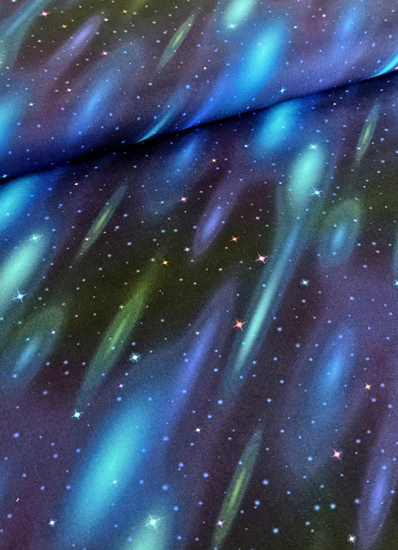 Baumwollstoff - Tim - Universum - dunkelblau - Weltall