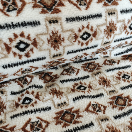 Teddy Bouclè - Boho - natur - braun