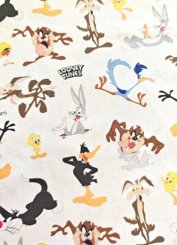 Baumwollstoff - Looney Tunes - Tweedy - Tom - Jerry