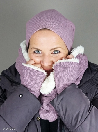 Strickstoff - Elisa - Baumwolle - flieder