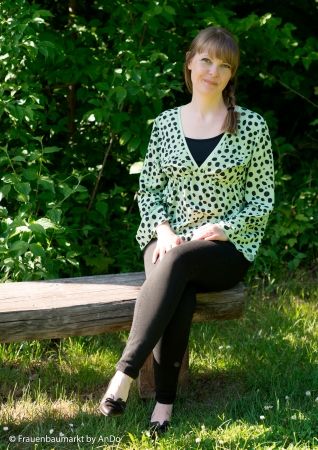 Viskose - Webware - Pauline - Dots - mint