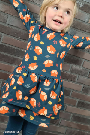 Sommersweat - Tomke - Füchse - petrol