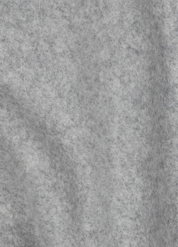 Baumwoll Fleece - Bio Baumwolle - grau melliert