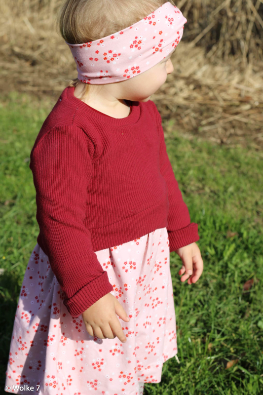 Jersey - kleinen Blümchen - rosa
