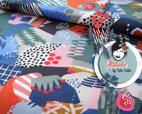 Stoffe, Stoffe kaufen, Stoffe online bestellen attitude lila