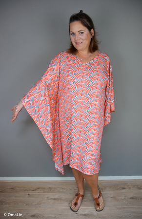 Viskose- Webware - Vienna Coral  - by Bienvenido Colorido - coral