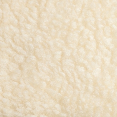 Baumwoll - Teddy - Plüsch - herrlich weich - natur