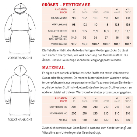 Studio Schnittreif - Frau Sadie - Sweatkleid -  PAPIERSCHNITT